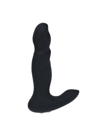 ESTIMULADOR DE PRÓSTATA EM SILICONE COM VIBRAÇÃO E IMPULSO PRETO LEVELZ ESTIMULADOR DE PRÓSTATA EM SILICONE COM VIBRAÇÃO E IMPULSO PRETO LEVELZ