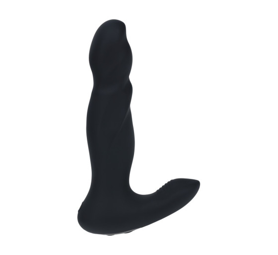 ESTIMULADOR DE PRÓSTATA EM SILICONE COM VIBRAÇÃO E IMPULSO PRETO LEVELZ ESTIMULADOR DE PRÓSTATA EM SILICONE COM VIBRAÇÃO E IMPULSO PRETO LEVELZ