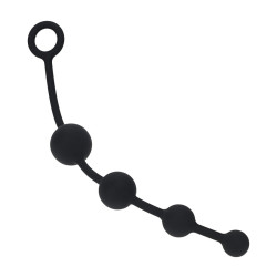 PEROLAS ANAIS DE SILICONE CURVADAS PRETO LEVELZ