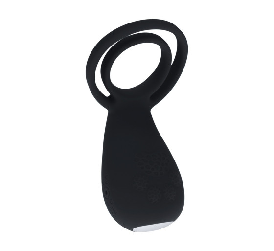ANILLO PARA EL PENE Y LOS TESTÍCULOS CON VIBRACIÓN NEGRO LEVELZ