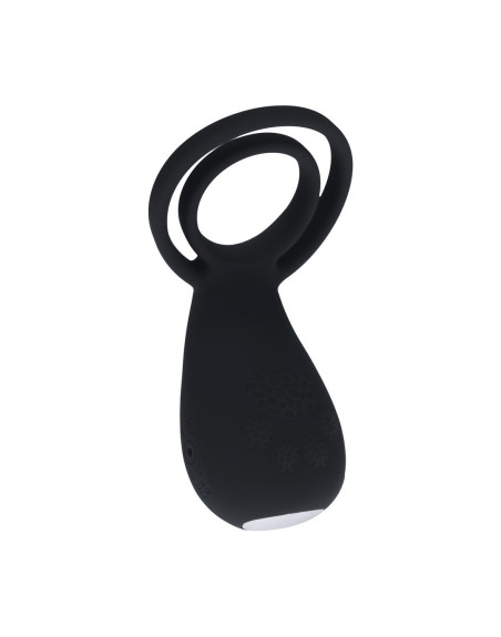 ANILLO PARA EL PENE Y LOS TESTÍCULOS CON VIBRACIÓN NEGRO LEVELZ