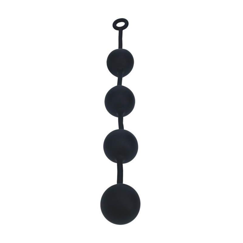 BOLAS ANAIS REDONDAS EM SILICONE XXL 60MM PRETAS LEVELZ BOLAS ANAIS REDONDAS EM SILICONE XXL 60MM PRETAS LEVELZ