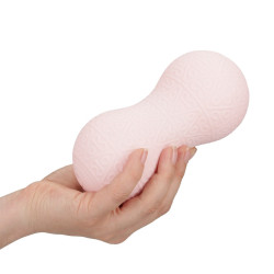 MASSAJADOR COM VIBRAÇÃO E FUNÇÃO DE AQUECIMENTO ROSA LOVELINE 