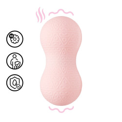 MASSAJADOR COM VIBRAÇÃO E FUNÇÃO DE AQUECIMENTO ROSA LOVELINE 