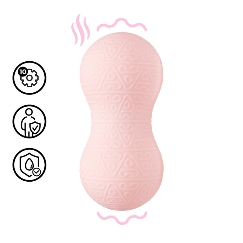 MASSAJADOR COM VIBRAÇÃO E FUNÇÃO DE AQUECIMENTO ROSA LOVELINE MASSAJADOR COM VIBRAÇÃO E FUNÇÃO DE AQUECIMENTO ROSA LOVELINE