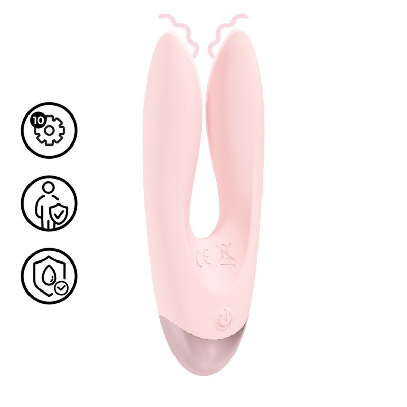 VIBRADOR AMOUR DUAL MOTOR VIBE ROSA LOVELINE VIBRADOR AMOUR DUAL MOTOR VIBE ROSA LOVELINE