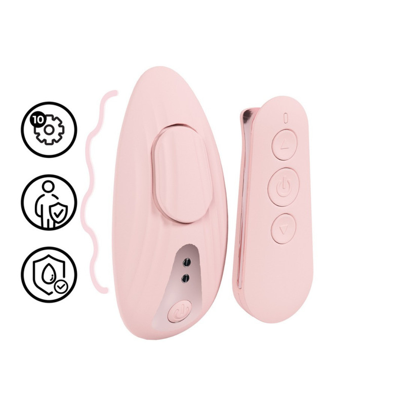 VIBRADOR DE CUECA COM COMANDO CÉLESTE ROSA LOVELINE VIBRADOR DE CUECA COM COMANDO CÉLESTE ROSA LOVELINE