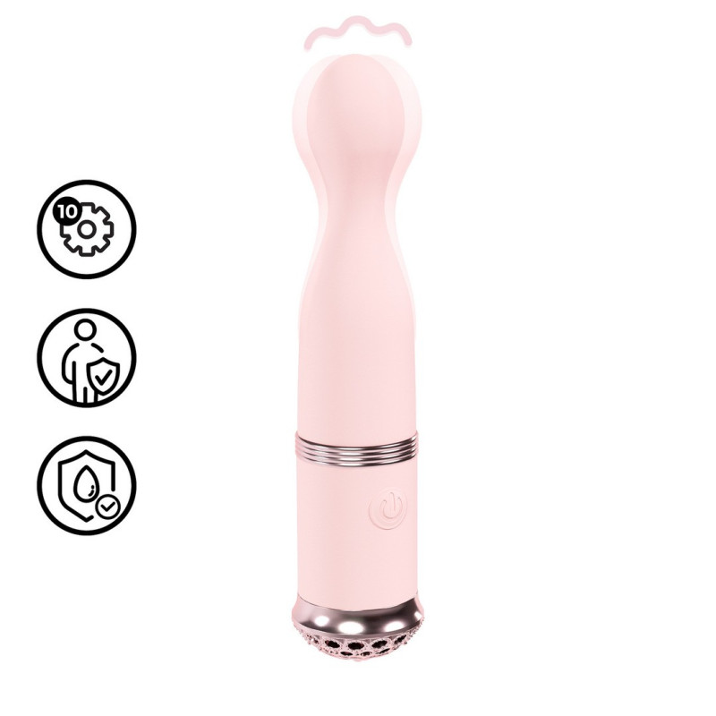 VIBRADOR FINESSE BALL TIP VIBE ROSA LOVELINE VIBRADOR FINESSE BALL TIP VIBE ROSA LOVELINE