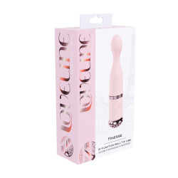 VIBRADOR FINESSE BALL TIP VIBE ROSA LOVELINE 