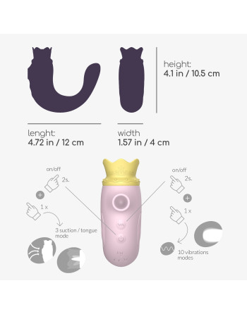 ESTIMULADOR TRIPLE HIRI CRUSHIOUS ROSA