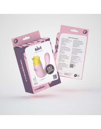 ESTIMULADOR TRIPLE HIRI CRUSHIOUS ROSA