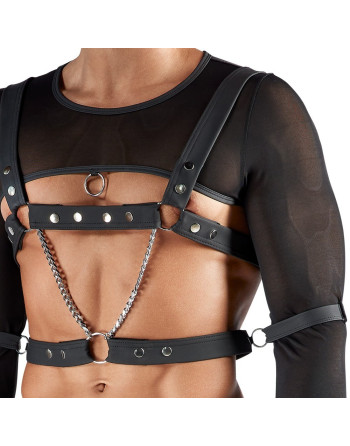CONJUNTO DE 4 PEÇAS SVENJOYMENT BONDAGE PRETO
