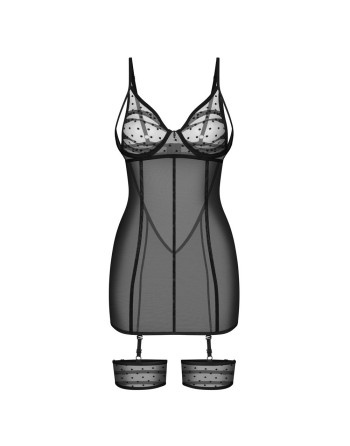 CAMISA DE NOITE NUITES PRETO OBSESSIVE