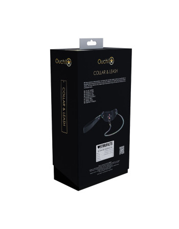 COLLAR CON CADENA VENICE COLLECTION NEGRO OUCH!