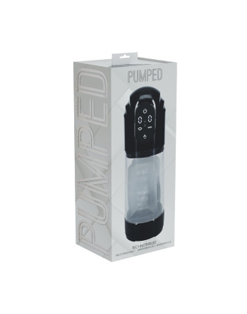 BOMBA MASTURBADORA AUTOMÁTICA TECHNOTHRUST NEGRA PUMPED 