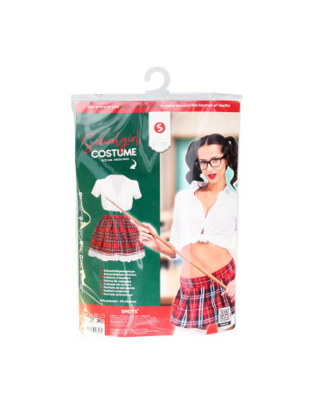 DISFRAZ DE ESTUDIANTE BLANCO S-LINE 