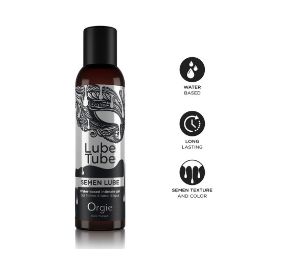 GEL LUBRICANTE CON BASE DE AGUA SEMEN LUBE 150ML ORGIE