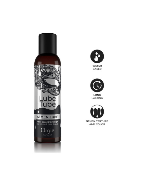GEL LUBRICANTE CON BASE DE AGUA SEMEN LUBE 150ML ORGIE