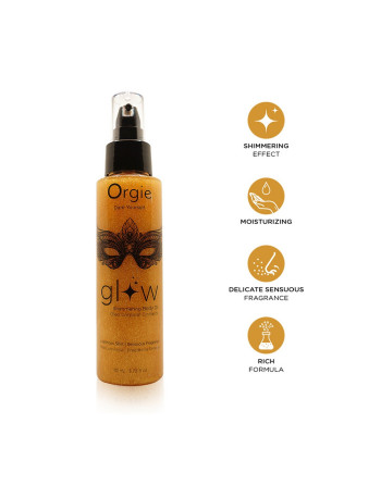 ACEITE CORPORAL ILUMINADOR GLOW 110ML ORGIE