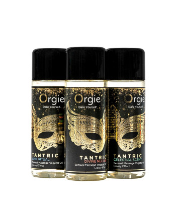 SET DE ACEITES DE MASAJE TANTRIC SENSUAL MINI SIZE 3X30ML ORGIE