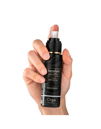 LOÇÃO 10 EM 1 PARA CORPO E CABELO COM FEROMONAS SENSFEEL FOR MAN 100ML ORGIE