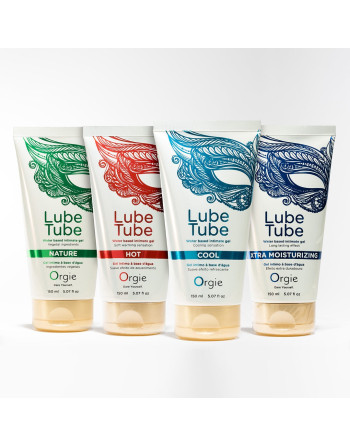 LUBRICANTE A BASE DE AGUA CON EFECTO CALOR LUBE TUBE 150ML ORGIE