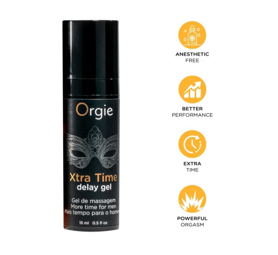 GEL RETARDANTE XTRA TIME 15ML ORGIE