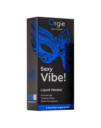 GEL COM VIBRAÇÃO LIQUID VIBRATOR 15ML ORGIE
