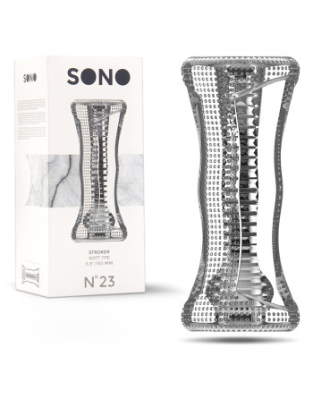 MASTURBADOR REUTILIZÁVEL SONO Nº23 TRANSPARENTE