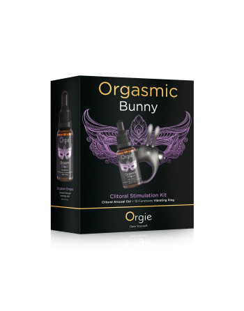 KIT DE ESTIMULACIÓN DEL CLÍTORIS ORGASMIC BUNNY ORGIE 30ML