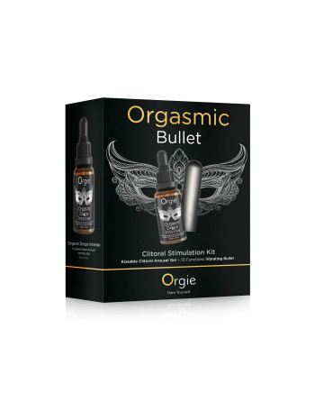 KIT DE ESTIMULAÇÃO CLITORIANA ORGASMIC BULLET ORGIE 30ML