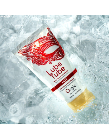 LUBRICANTE A BASE DE AGUA CON EFECTO CALOR LUBE TUBE 150ML ORGIE