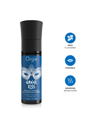 GEL DE MASAJE ANAL CON EFECTO CALOR GREEK KISS 50ML ORGIE