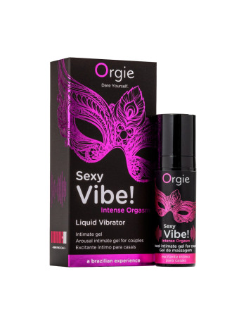 GEL COM VIBRAÇÃO INTENSE ORGASM 15ML ORGIE