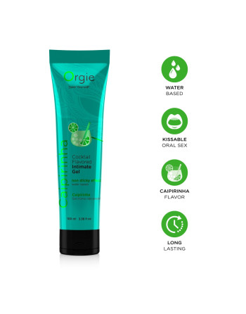 LUBRICANTE LUBE TUBE COCKTAIL CAIPIRINHA 100ML ORGIE