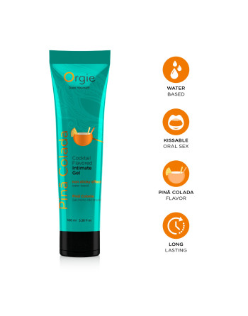 LUBRICANTE LUBE TUBE COCKTAIL PIÑA COLADA 100ML ORGIE