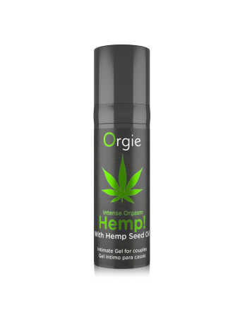 GEL CON VIBRACIÓN INTENSE ORGASM HEMP 15ML ORGIE