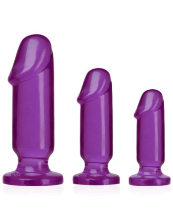 KIT CON PLUGS ANALES ANAL STARTER KIT MORADO