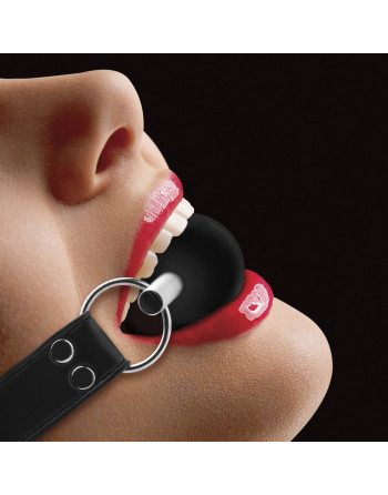 MORDAZA OUCH! SOLID BALL GAG NEGRA