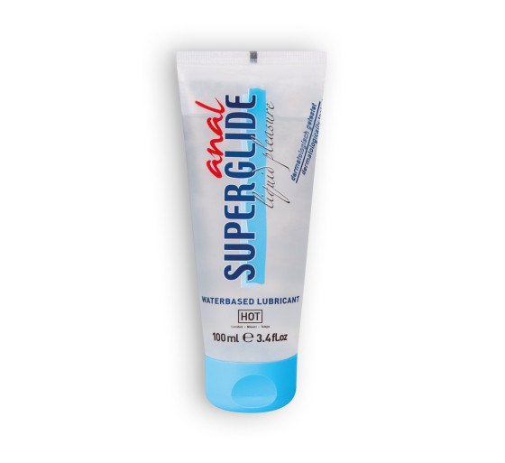 LUBRICANTE BASE ACUOSA ANAL SUPERGLIDE HOT™ 100ML