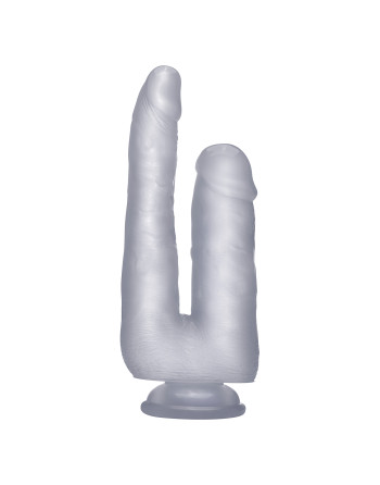 PENE DOBLE REALISTA REALROCK 9” TRANSPARENTE