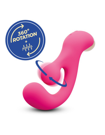 PLEASER VIBRADOR COM ESTIMULAÇÃO ROTATIVA CRUSHIOUS