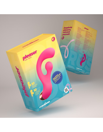 PLEASER VIBRADOR CON ESTIMULACIÓN GIRATORIA CRUSHIOUS