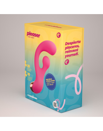PLEASER VIBRADOR CON ESTIMULACIÓN GIRATORIA CRUSHIOUS