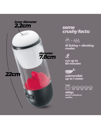 SLURPY MASTURBADOR DESMONTABLE 2 EN 1 CRUSHIOUS