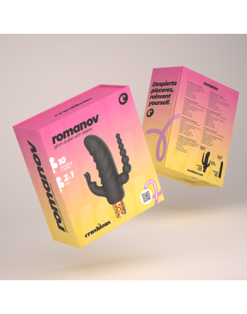 ROMANOV VIBRADOR CLÁSICO CON FUNDA DE SILICONA EXTRAÍBLE CRUSHIOUS