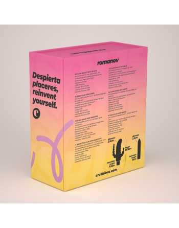 ROMANOV VIBRADOR CLÁSICO CON FUNDA DE SILICONA EXTRAÍBLE CRUSHIOUS