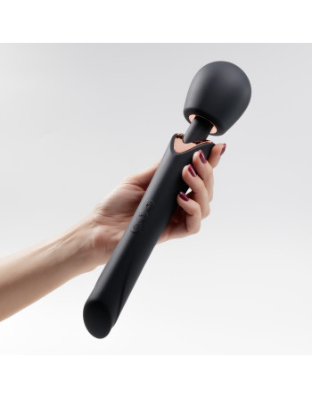 HOLLY MASSAJADOR VARINHA RECARREGÁVEL PRETO CRUSHIOUS