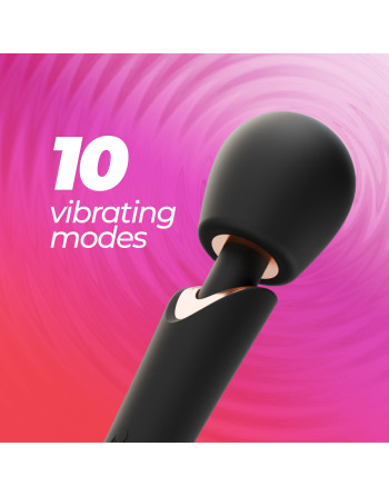 HOLLY MASSAJADOR VARINHA RECARREGÁVEL PRETO CRUSHIOUS