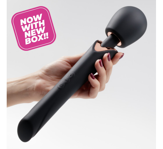 HOLLY MASSAJADOR VARINHA RECARREGÁVEL PRETO CRUSHIOUS